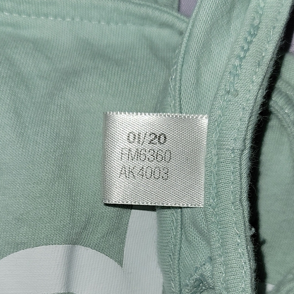 Adidas Women's Mint Green Racer Back Tank Top - Picture 4 of 5